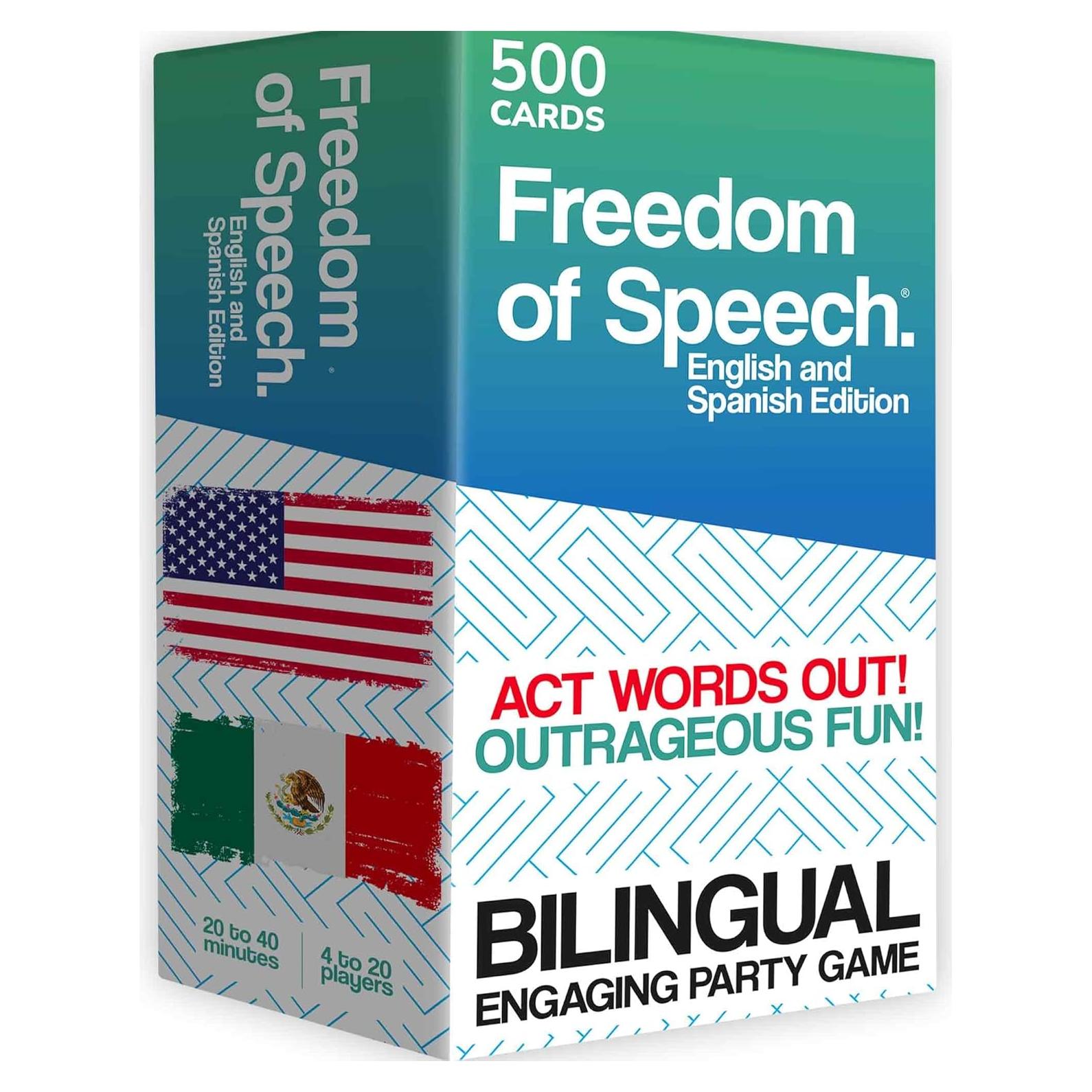 Juego de Mesa Bilingüe QUOKKA - 500 Tarjetas para Familias