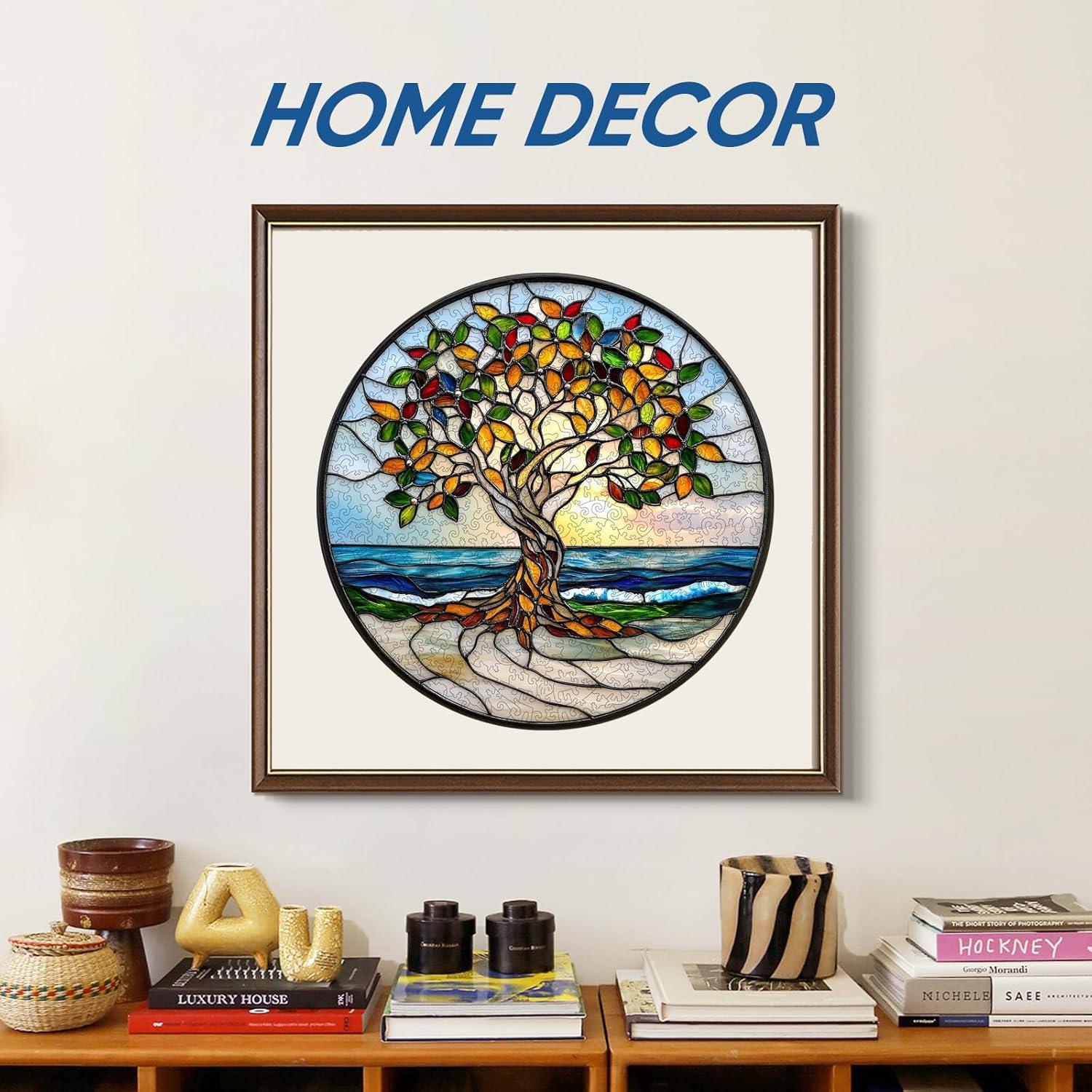 Rompecabezas de Madera 200 Piezas Ruikiyart Árbol de la Costa