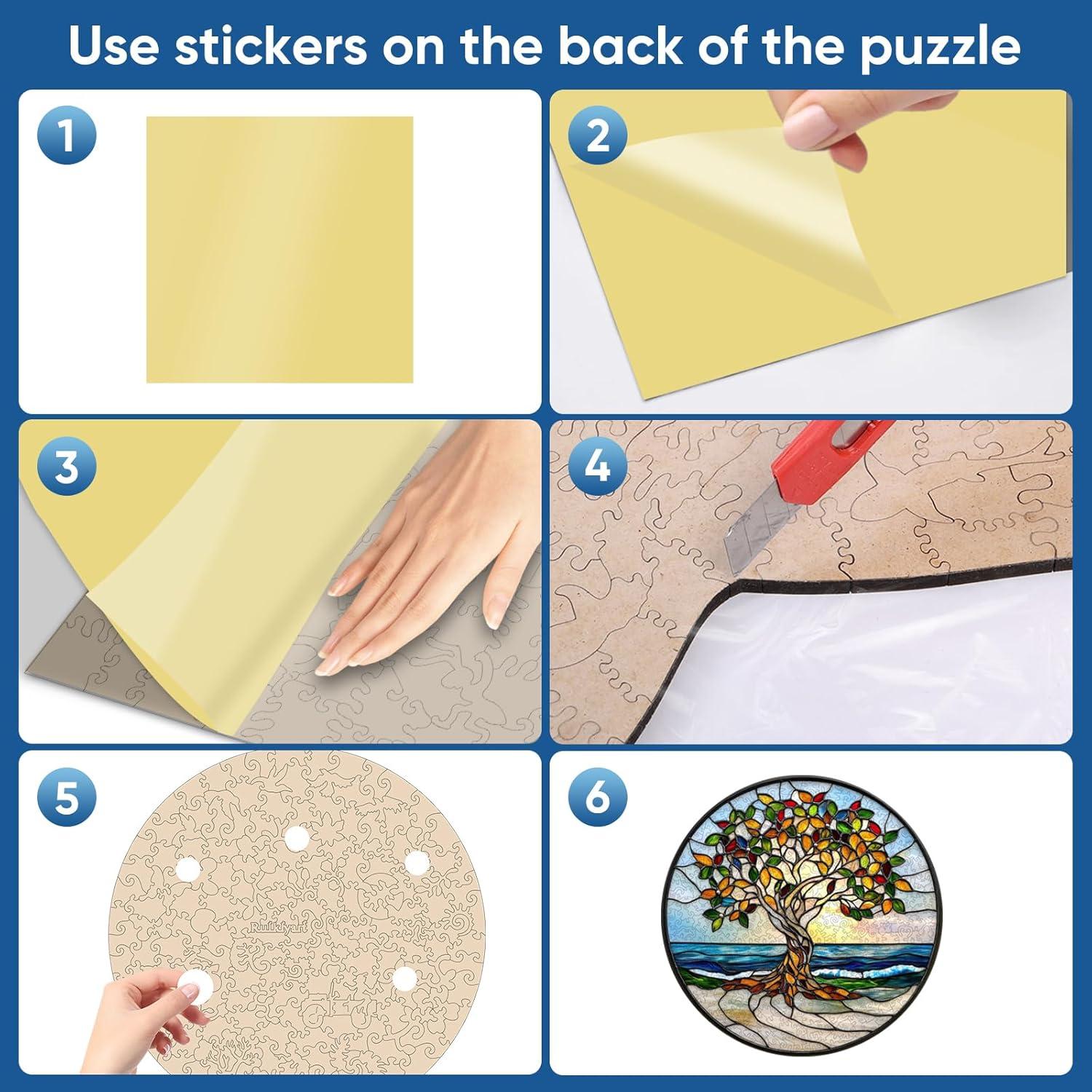 Rompecabezas de Madera 200 Piezas Ruikiyart Árbol de la Costa