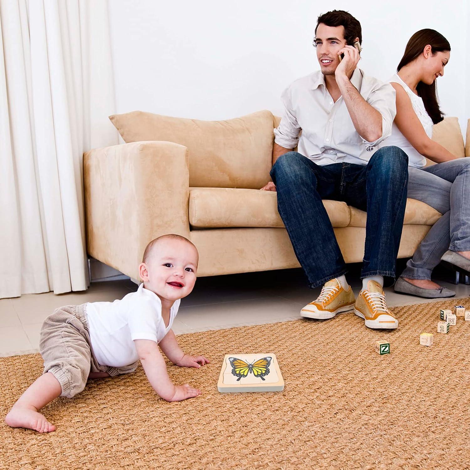 Rompecabezas de Madera Jojofuny Ciclo de Vida Mariposa 18cm