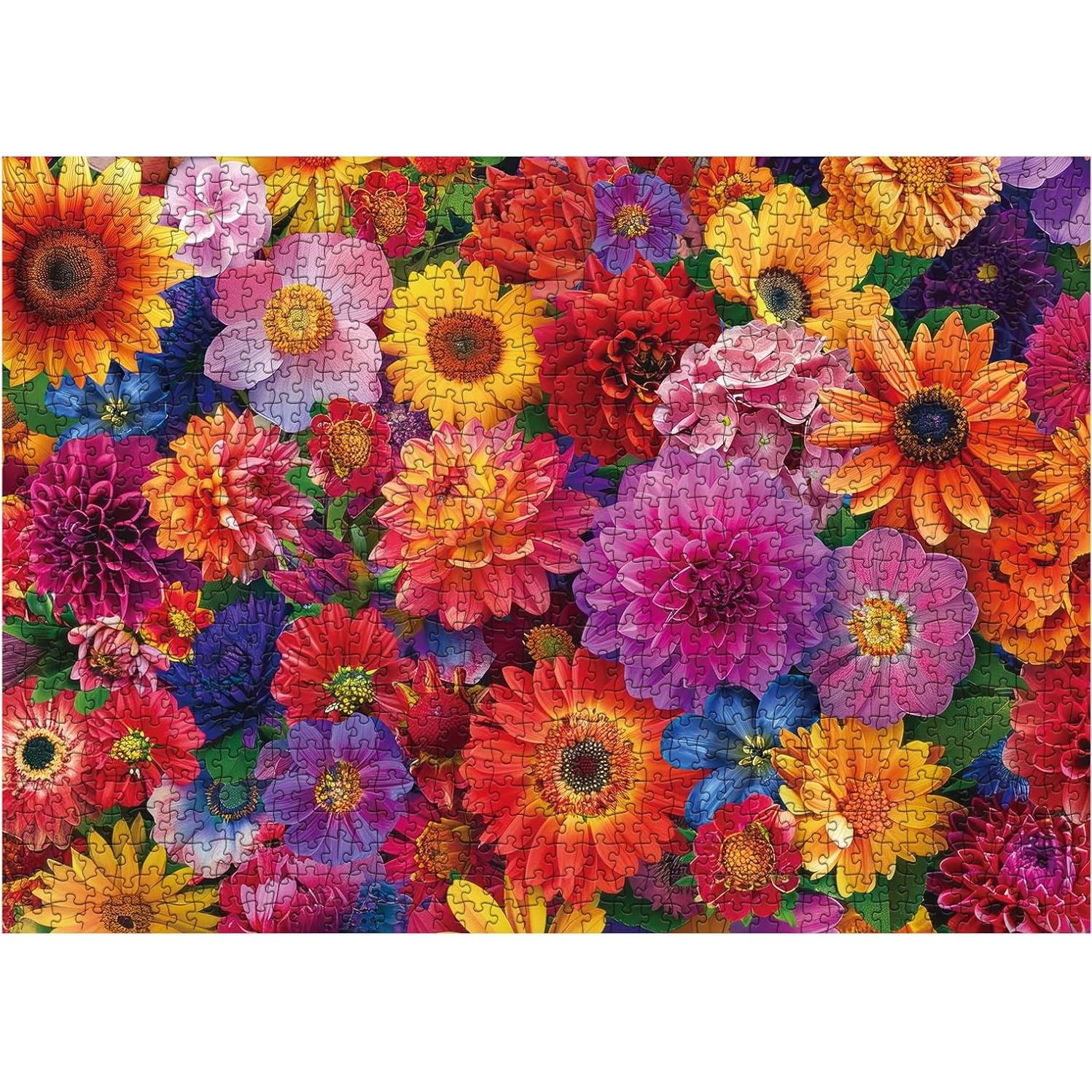 Rompecabezas Floral 1000 Piezas IdeaBazar 50x70 cm