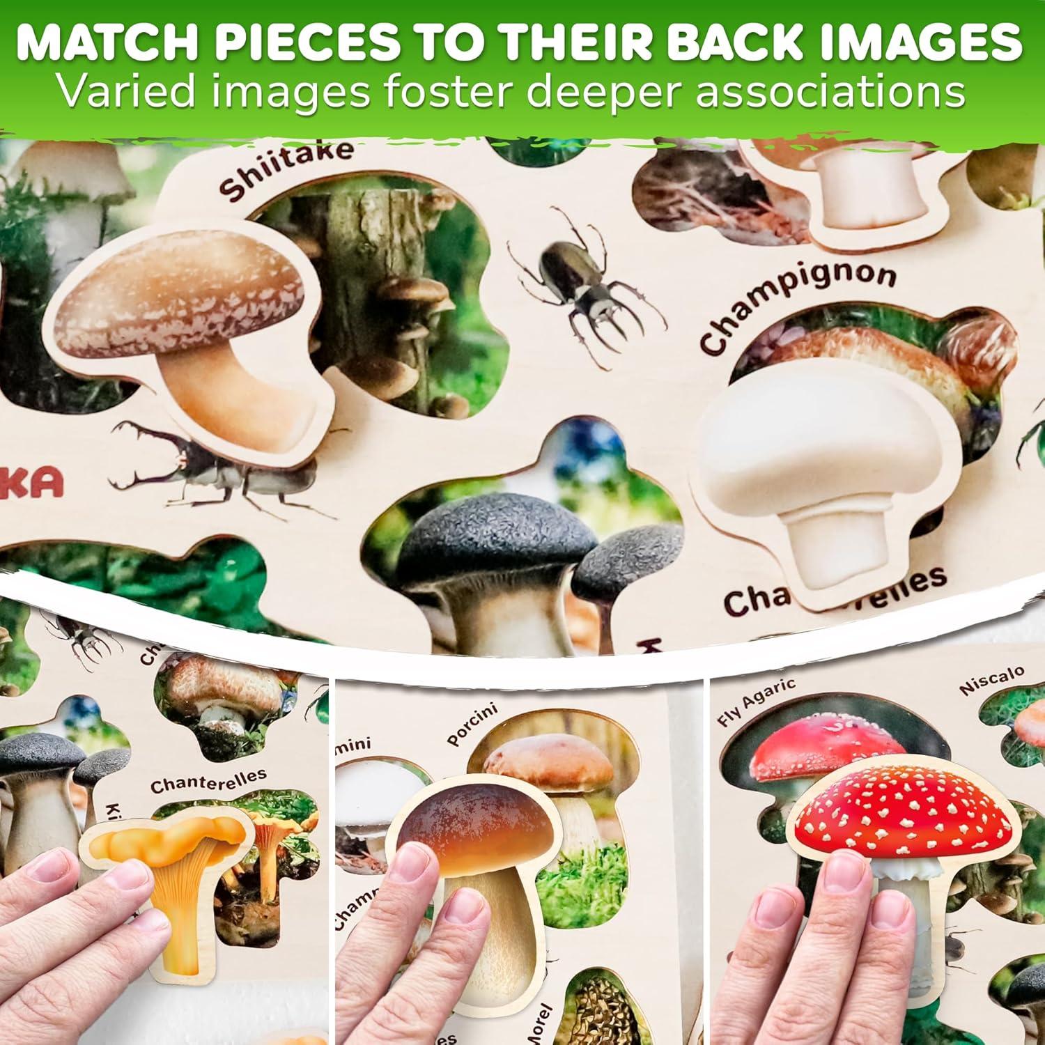 Rompecabezas Educativos de Madera QUOKKA para Niños 1-4 Años