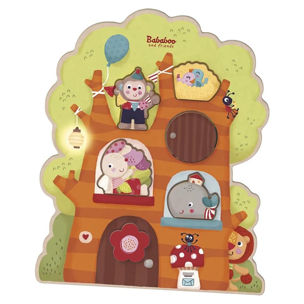 Rompecabezas de Madera Bababoo Casa en el Árbol 6 Piezas