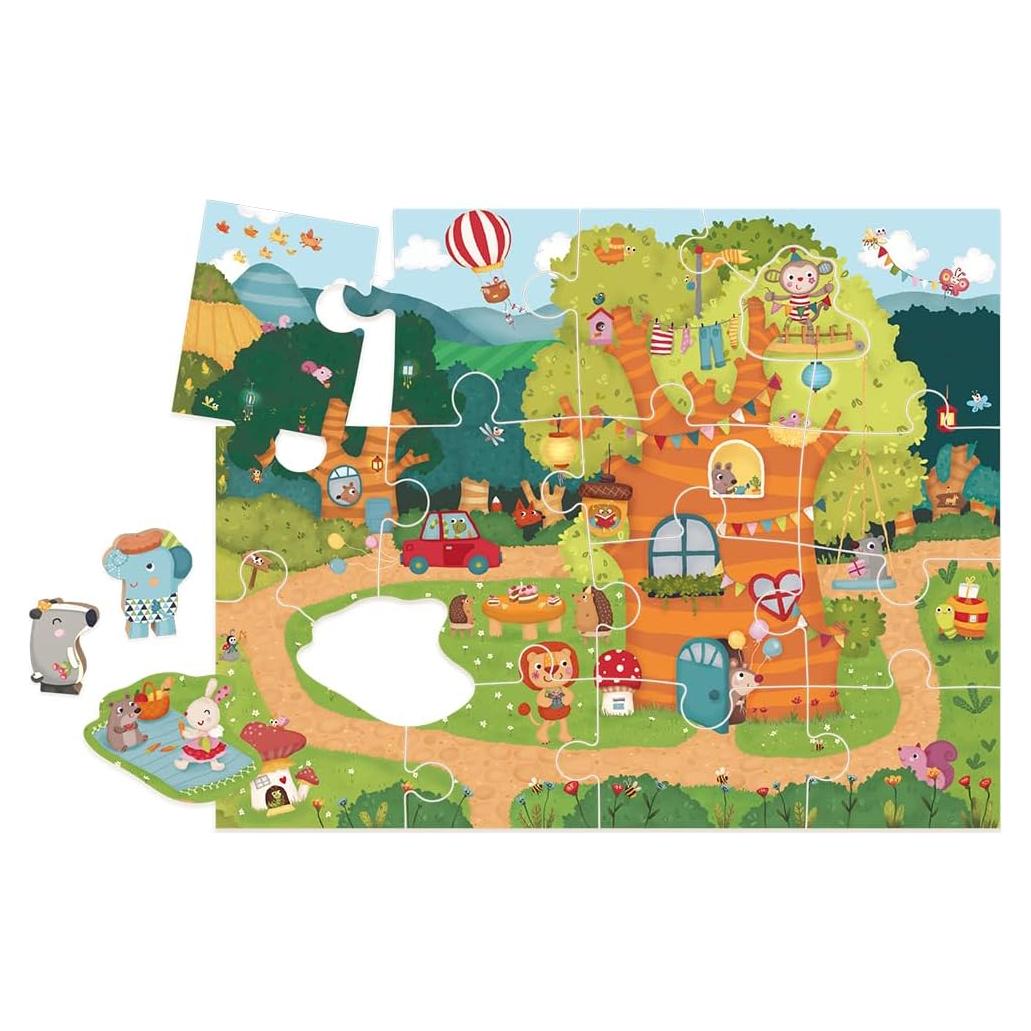 Rompecabezas Bababoo Fiesta en el Jardín 18 Piezas 50.8x39.4cm