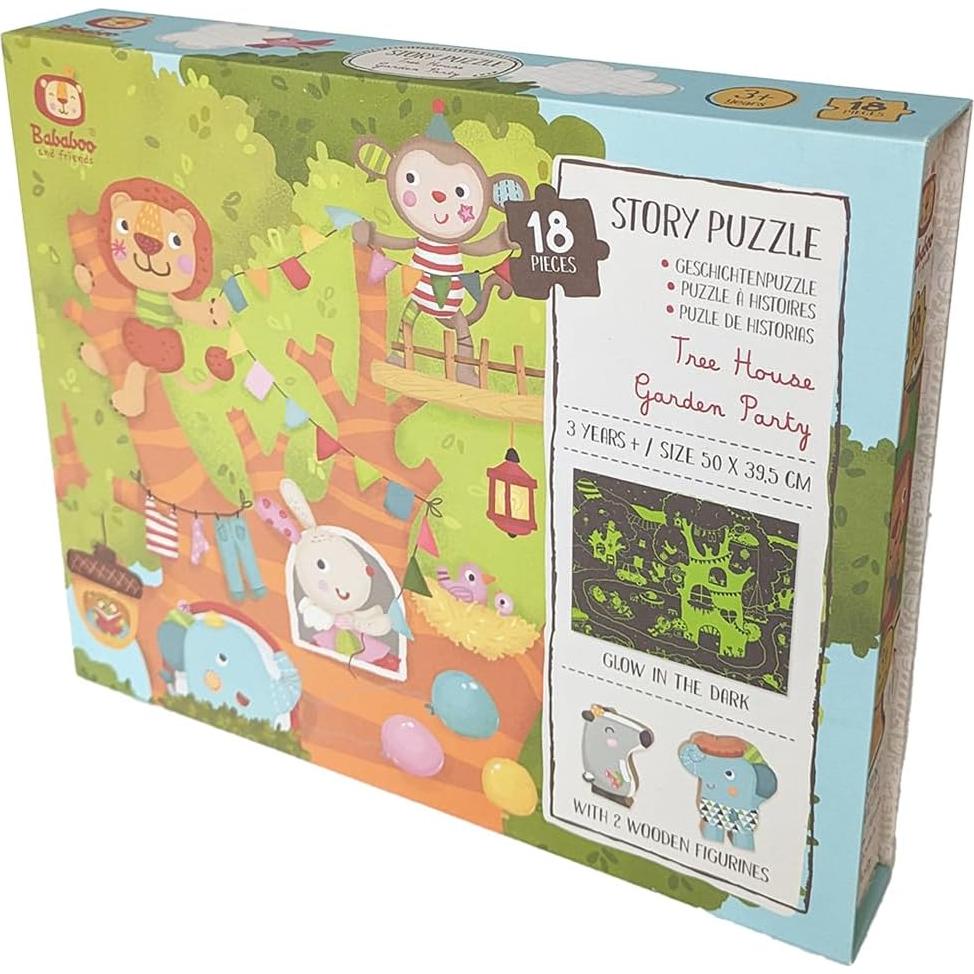 Rompecabezas Bababoo Fiesta en el Jardín 18 Piezas 50.8x39.4cm