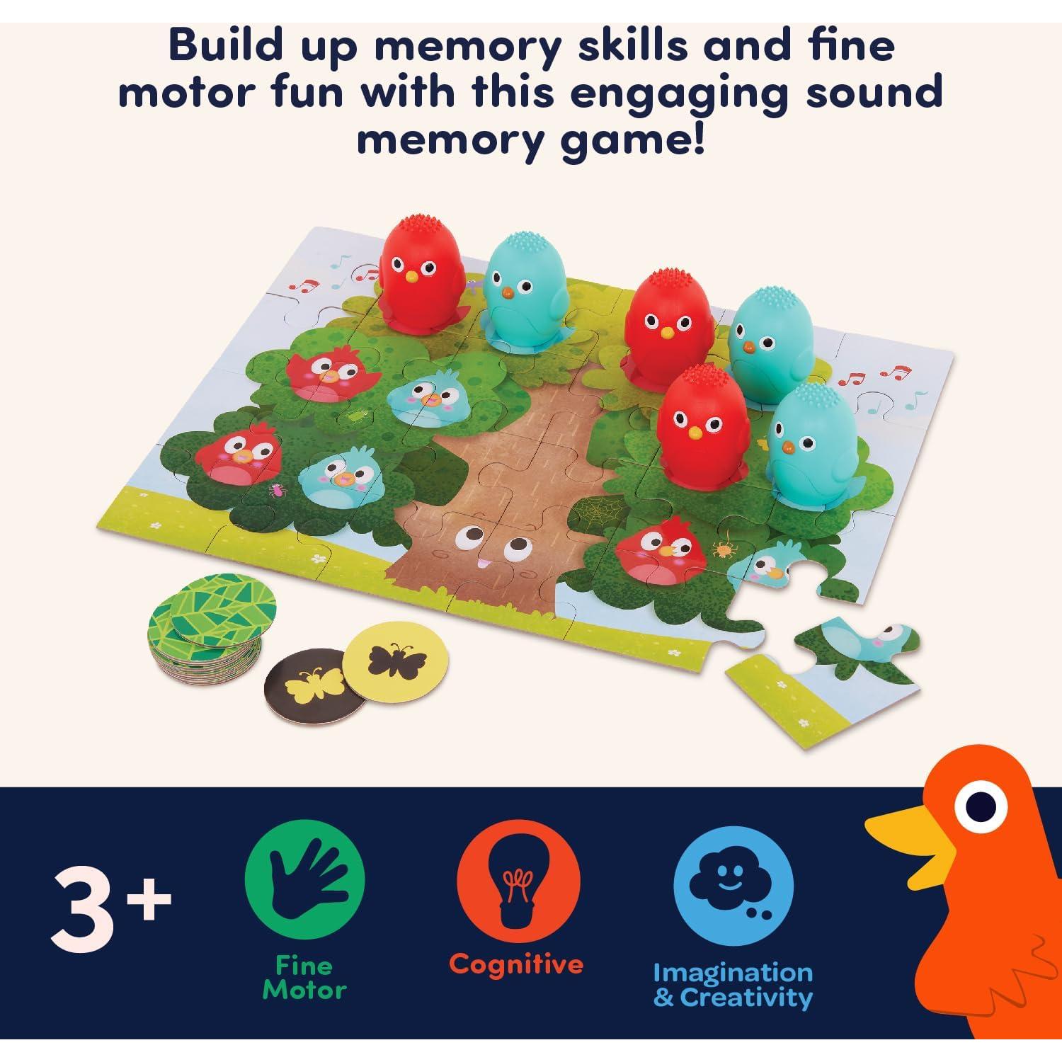 Juego de Memoria Sonora Battat Educación - Shakers y Rompecabezas