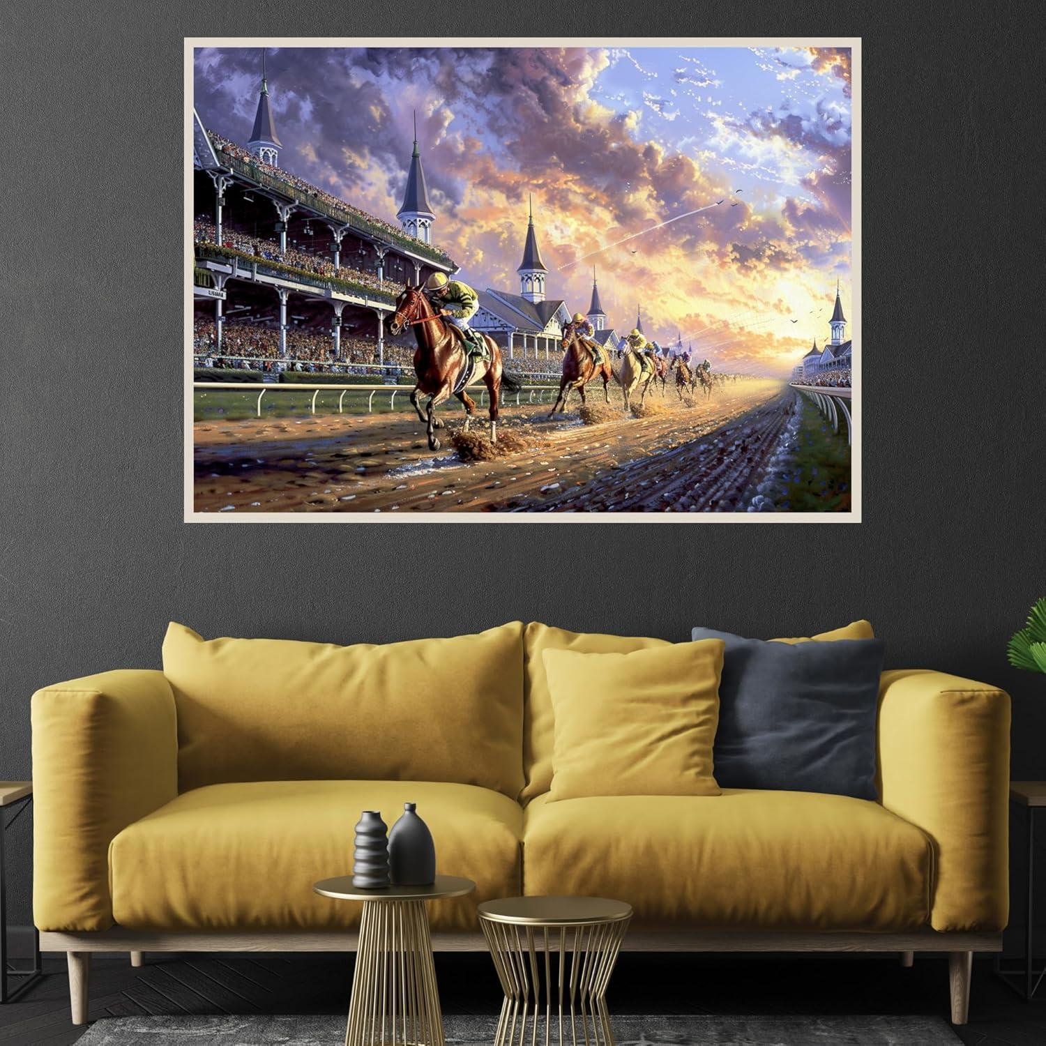 Rompecabezas de Carreras de Caballos 1000 Piezas 50x70cm