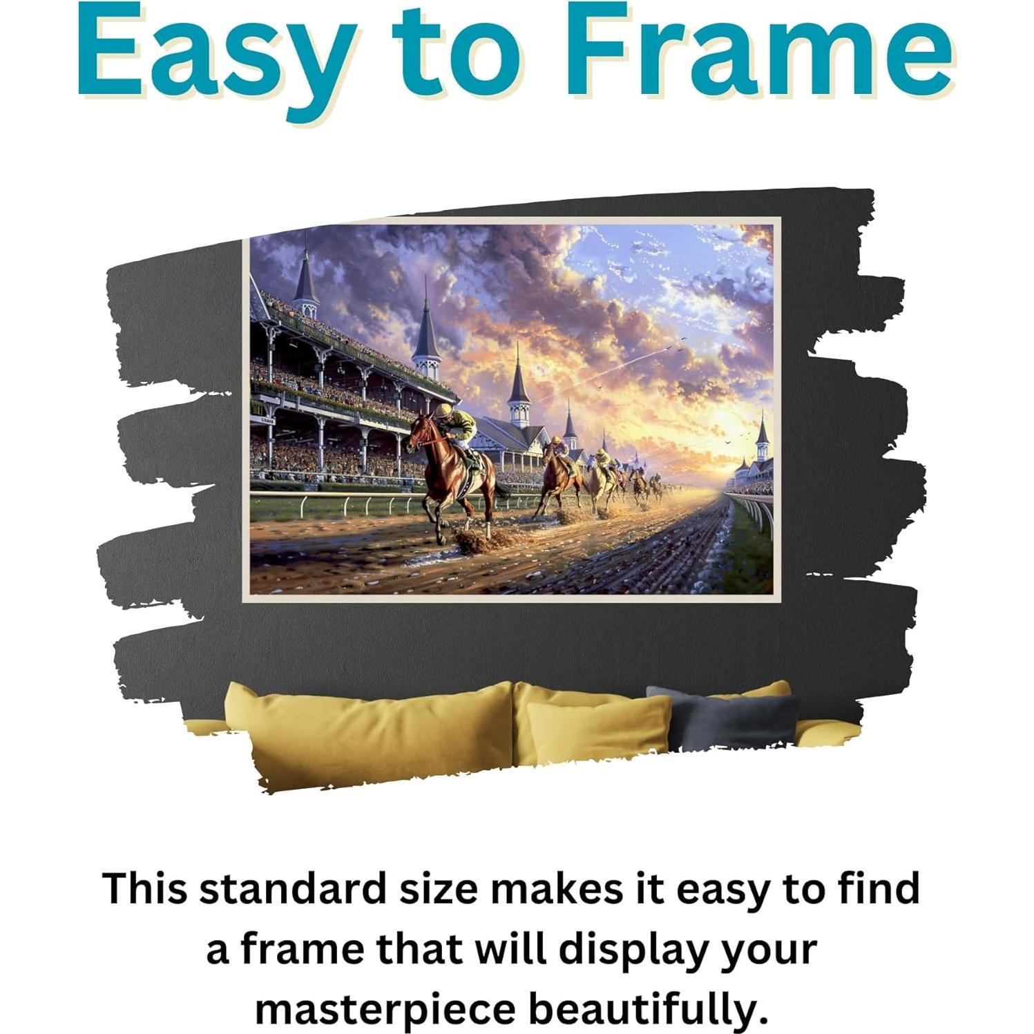 Rompecabezas de Carreras de Caballos 1000 Piezas 50x70cm