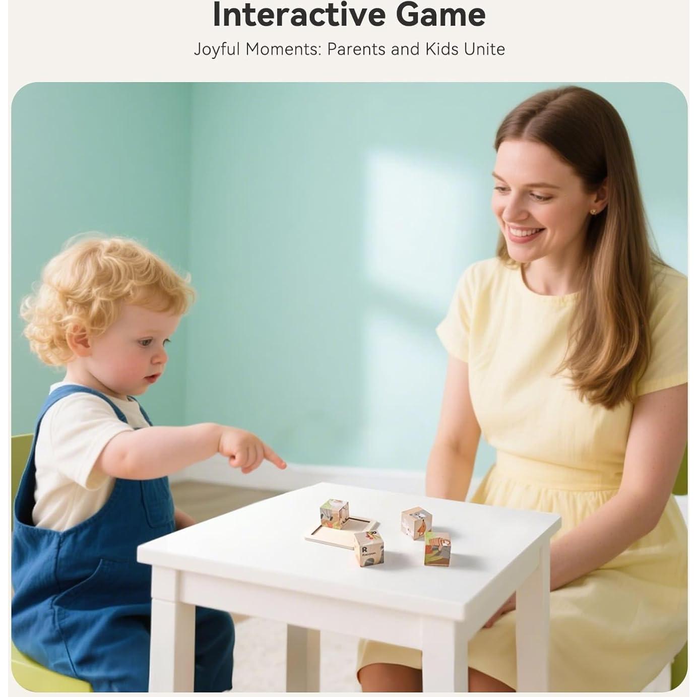 Rompecabezas de Madera 6 en 1 IEATFO Animales Marinos