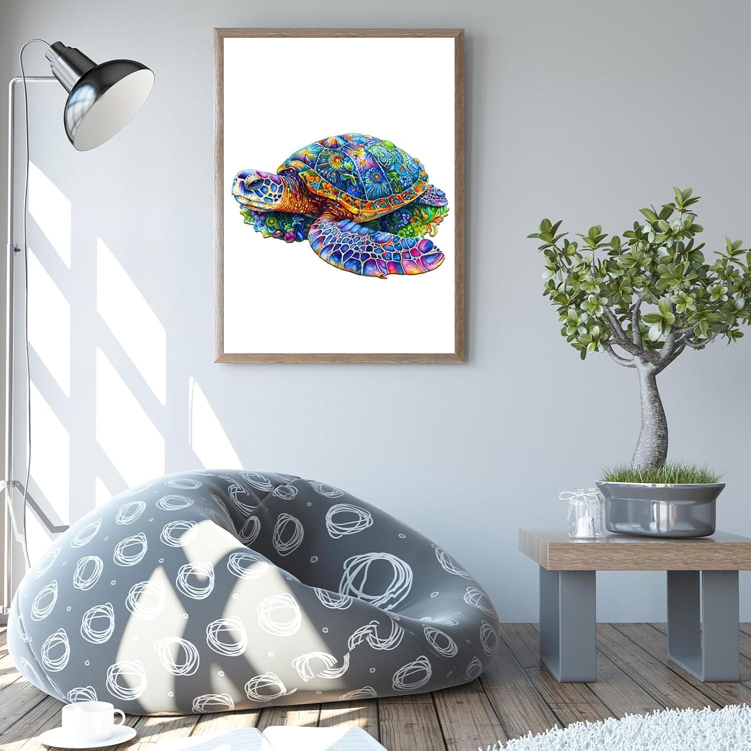 Rompecabezas de Madera Tortuga DOCRAGI 160 Piezas Creativo