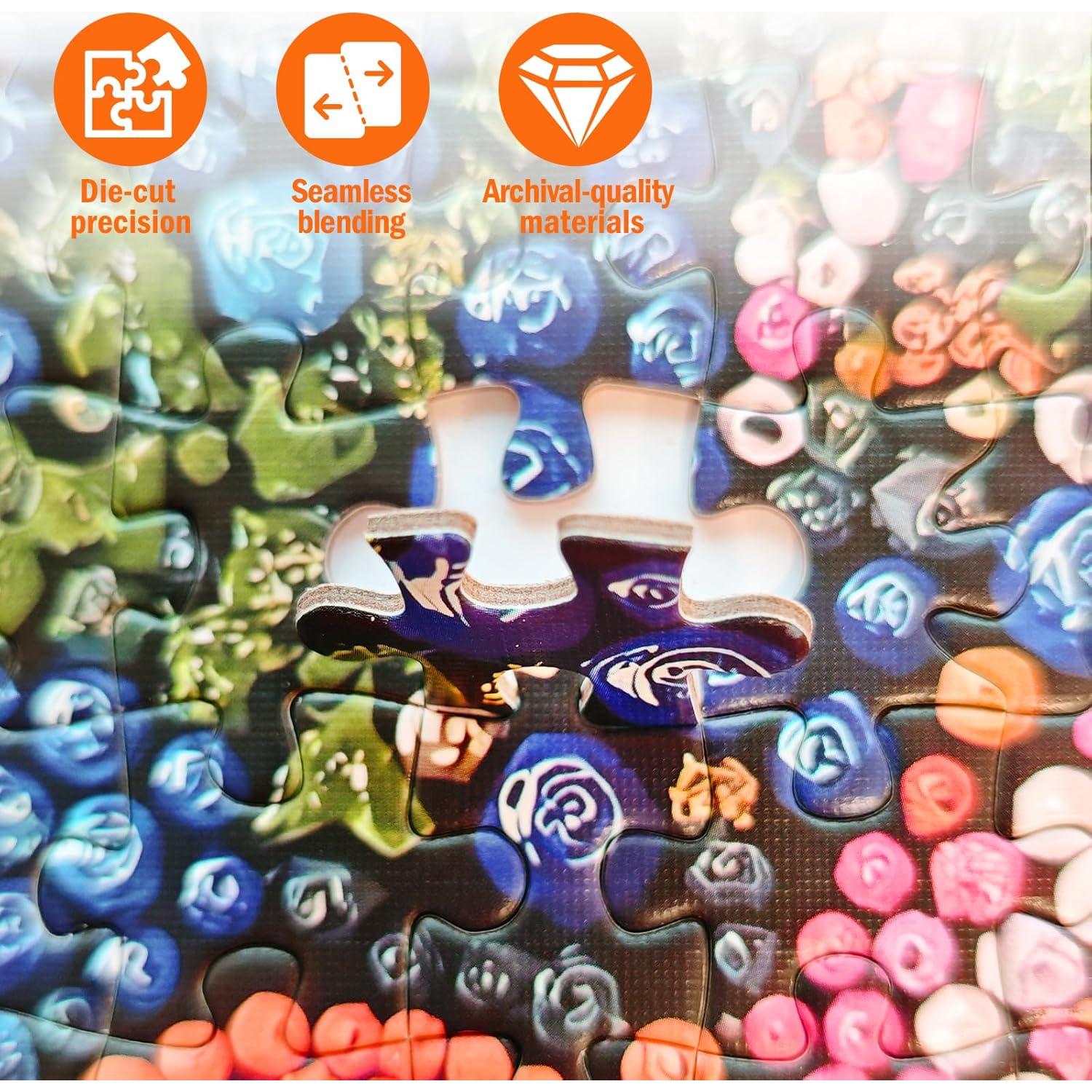 Rompecabezas 1000 Piezas Naturelish Mar de Flores 61x61 cm