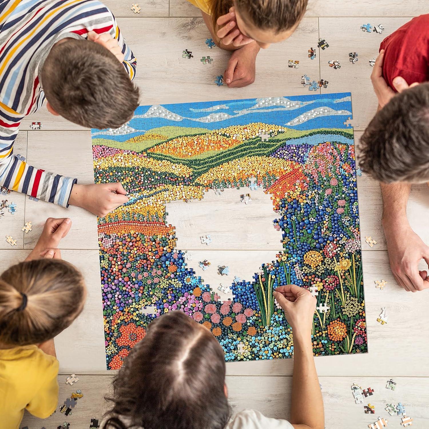 Rompecabezas 1000 Piezas Naturelish Mar de Flores 61x61 cm