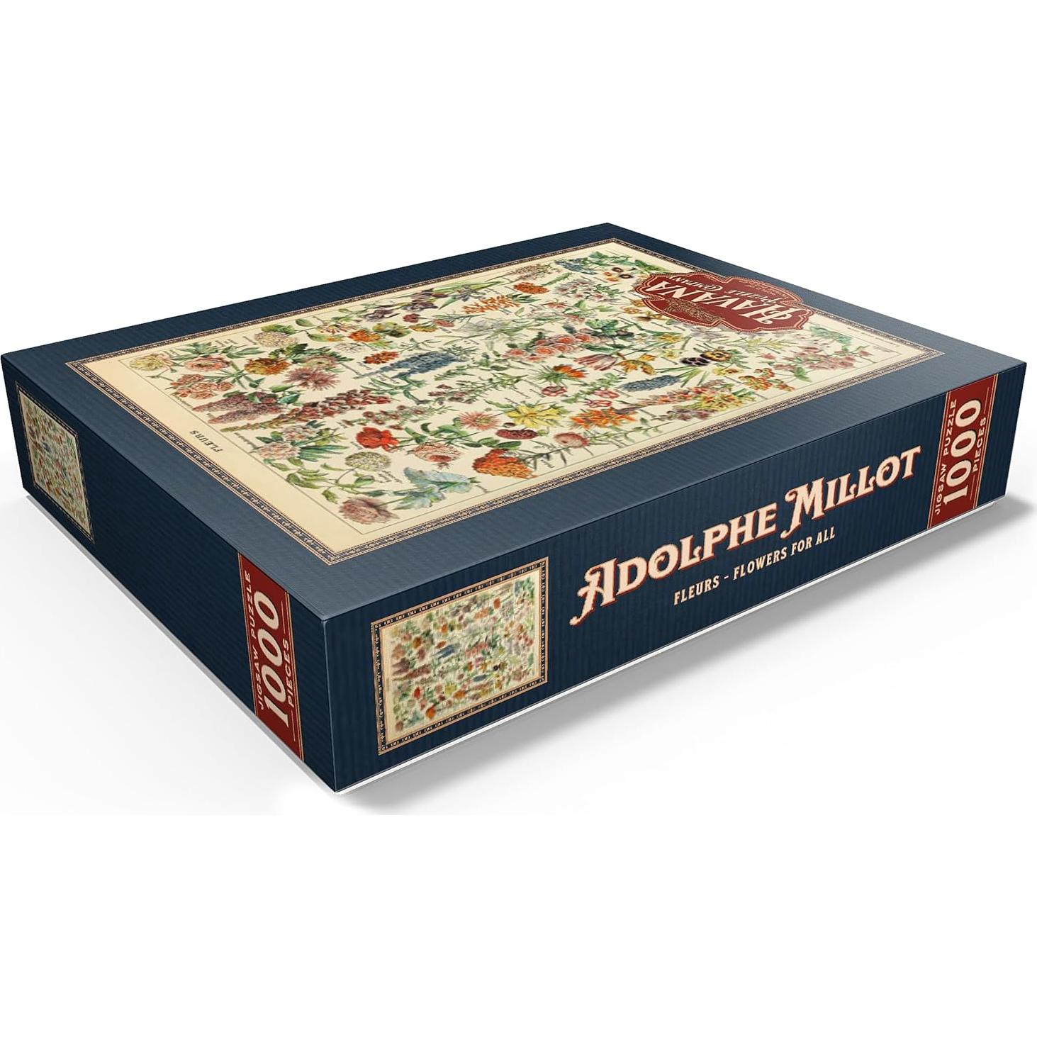 Rompecabezas 1000 Piezas MyPuzzle Fleurs Adolphe Millot