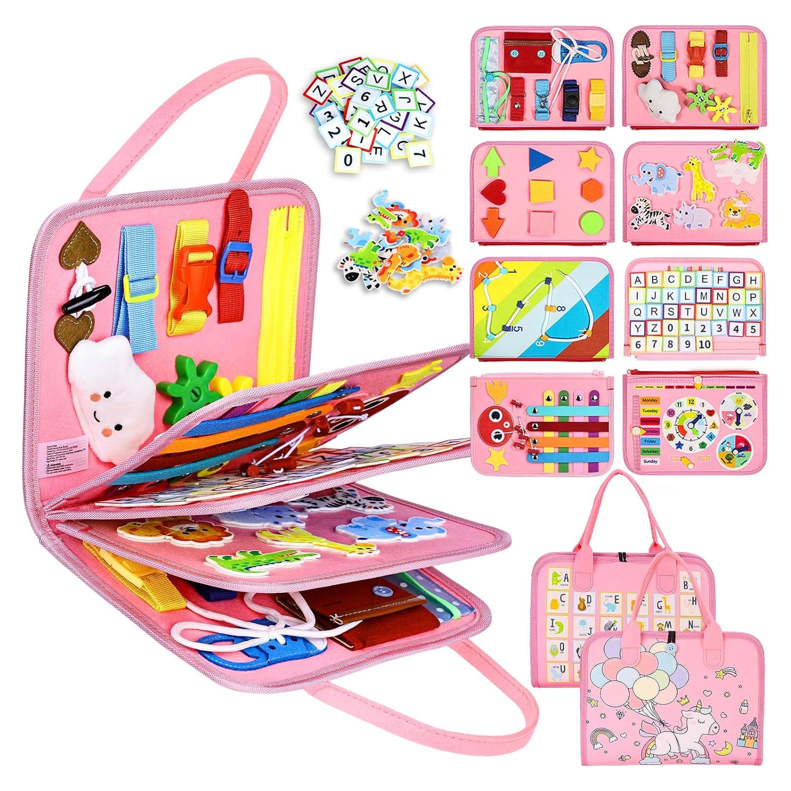 Tablero Ocupado Montessori Esjay para Niños 3+ Caballo de Hada