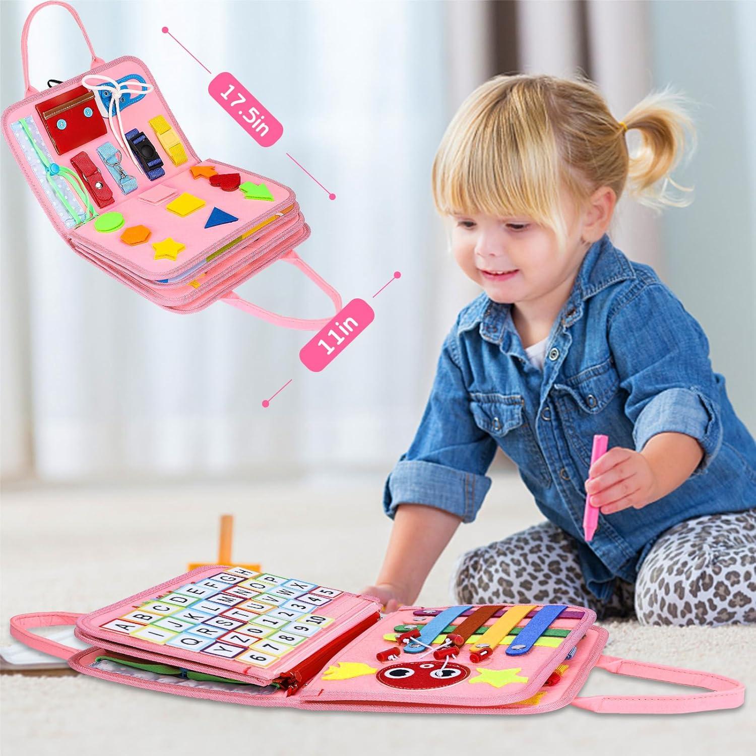 Tablero Ocupado Montessori Esjay para Niños 3+ Caballo de Hada