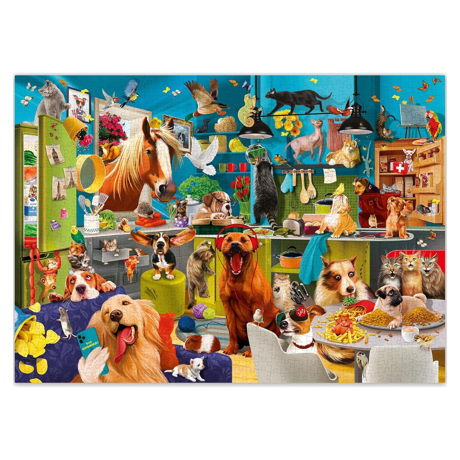 Rompecabezas Quokka 1000 Piezas Fiesta de Animales