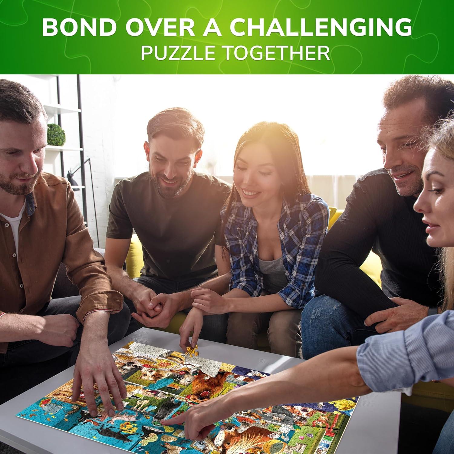 Rompecabezas Quokka 1000 Piezas Fiesta de Animales