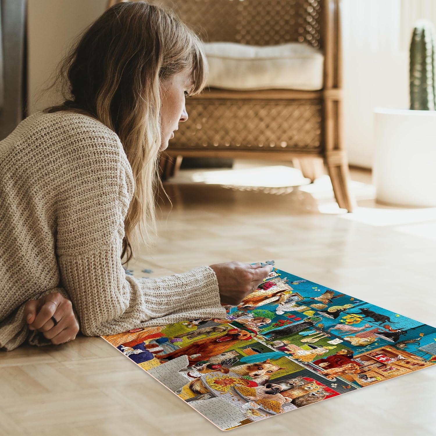 Rompecabezas Quokka 1000 Piezas Fiesta de Animales