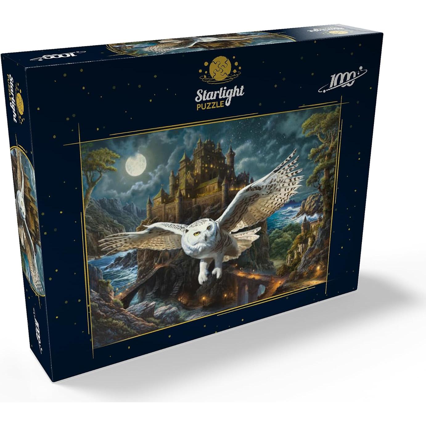 Rompecabezas 1000 Piezas MiRompecabezas - Búho Mágico y Castillo