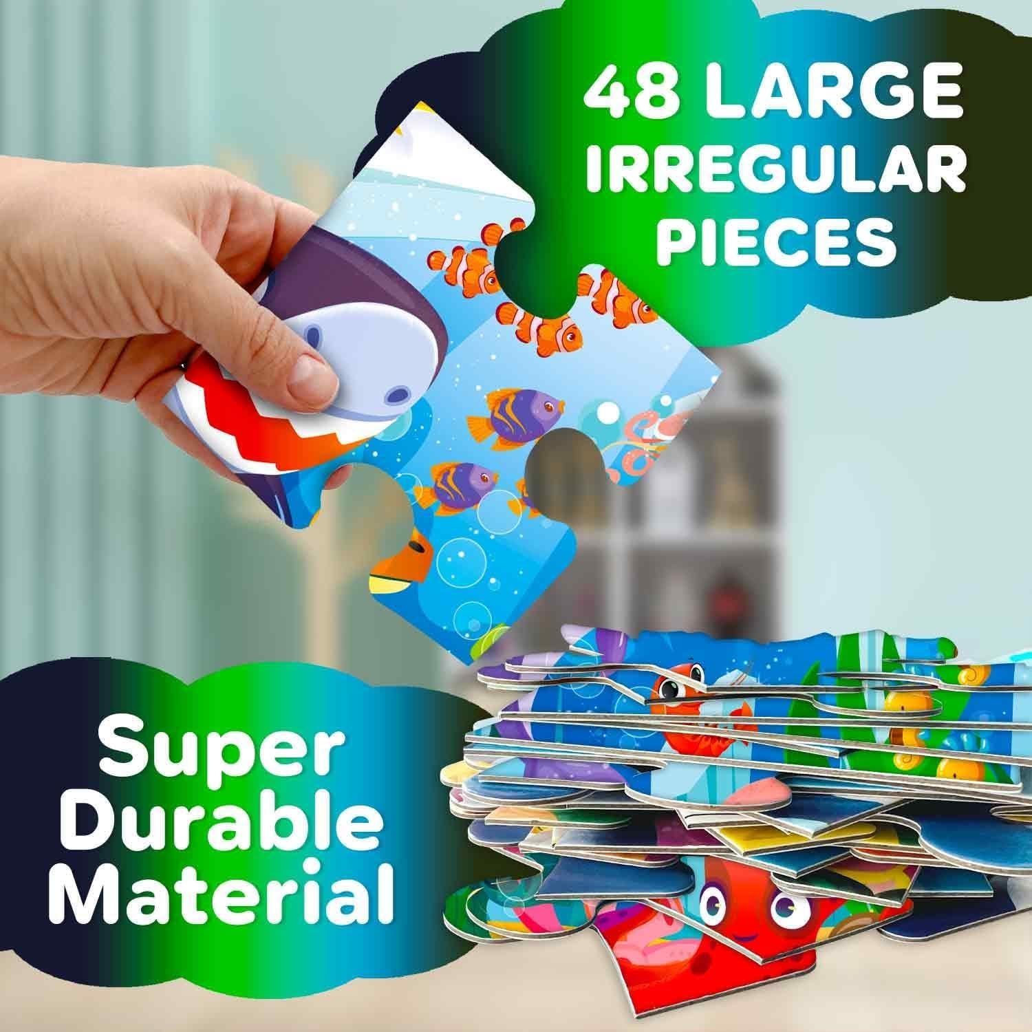 Rompecabezas de Suelo QUOKKA Océano 61x91 cm Brilla en la Oscuridad