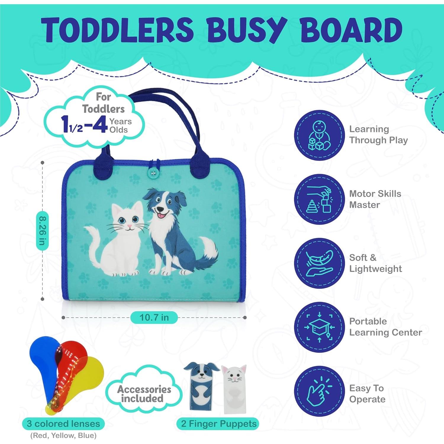 Libro de Actividades Montessori KAHOUETT para Niños 1-3 Años