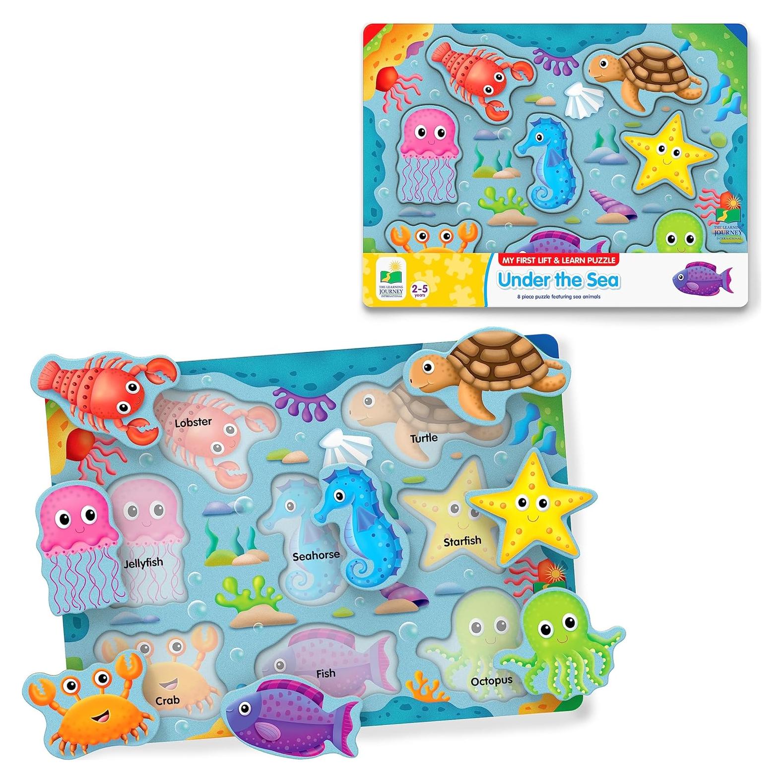 Rompecabezas Bajo el Mar El Viaje de Aprendizaje 26 Piezas