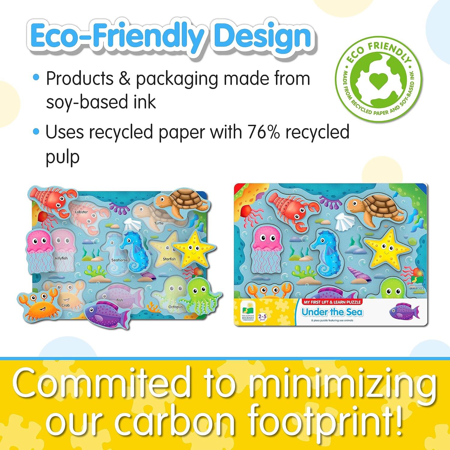 Rompecabezas Bajo el Mar El Viaje de Aprendizaje 26 Piezas