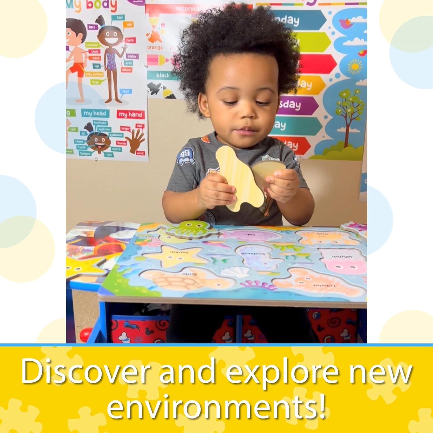 Rompecabezas Bajo el Mar El Viaje de Aprendizaje 26 Piezas