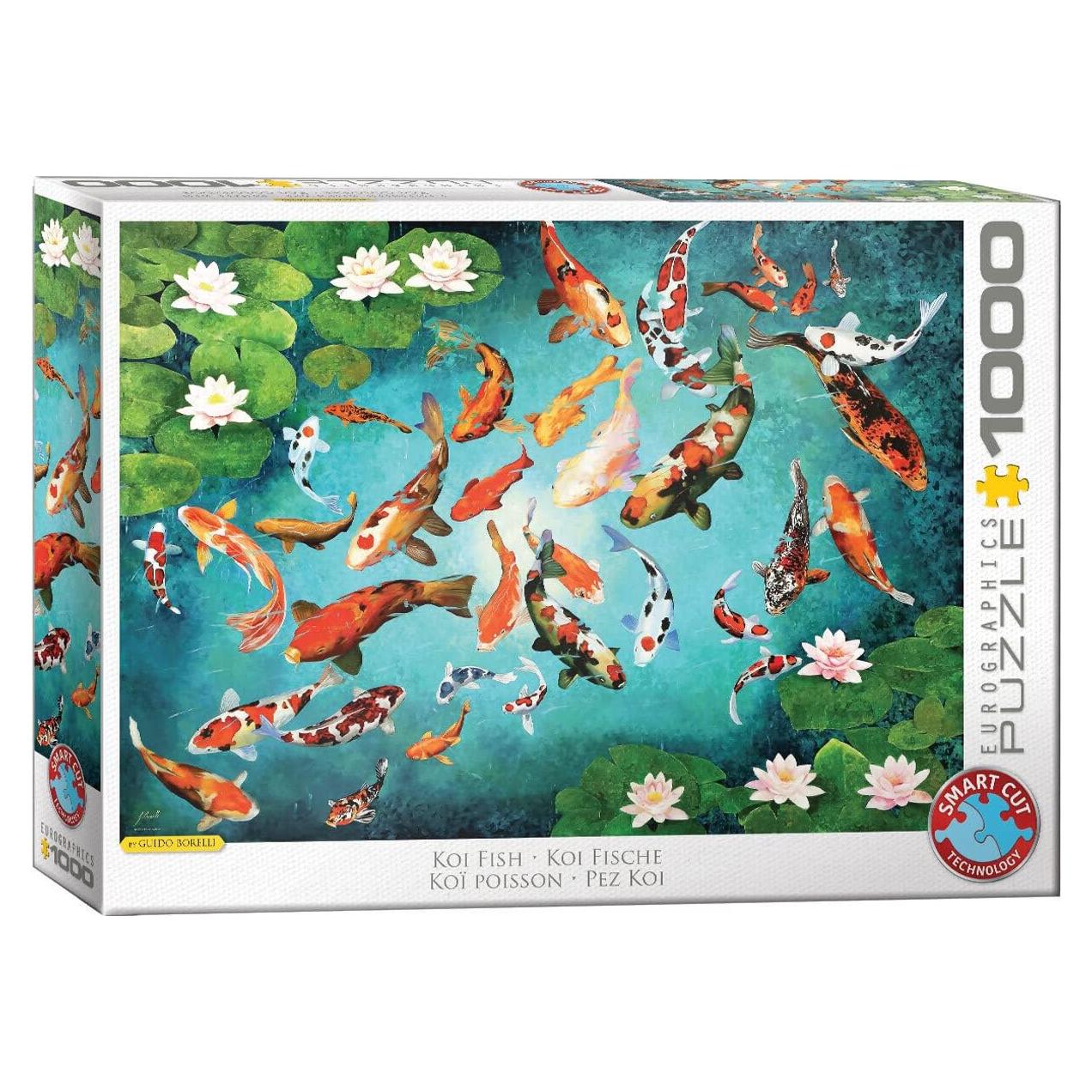 Rompecabezas 1000 Piezas Pez Koi Eurographics 48.9x67.3cm