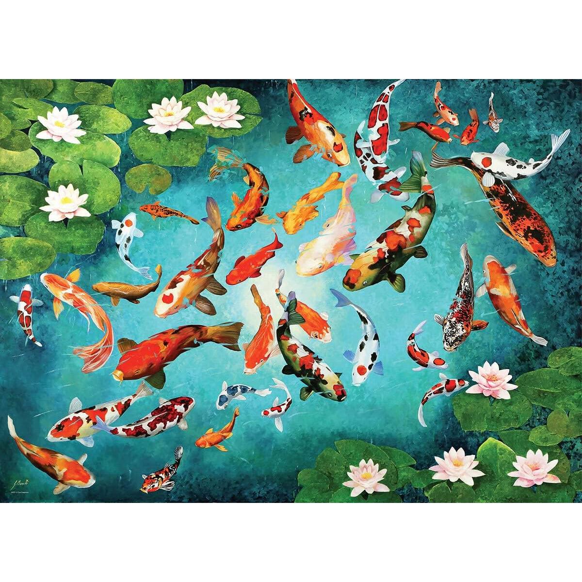 Rompecabezas 1000 Piezas Pez Koi Eurographics 48.9x67.3cm