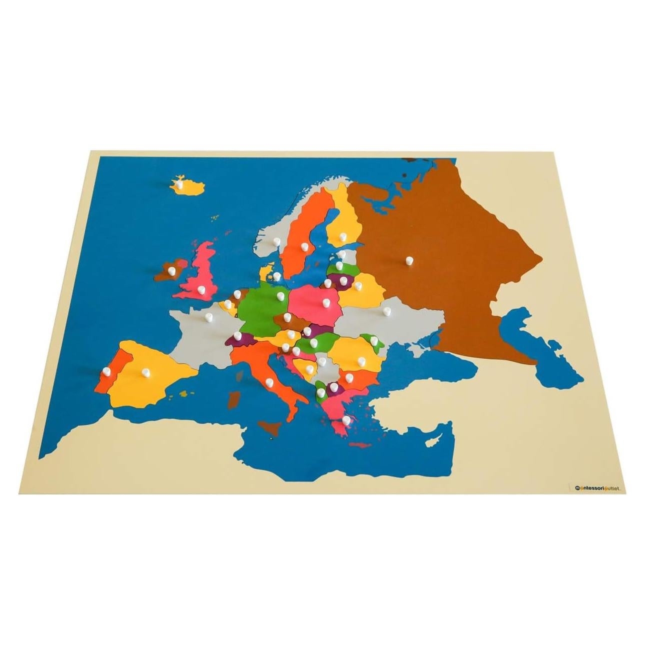 Rompecabezas de Madera Europa Montessori 57x45cm