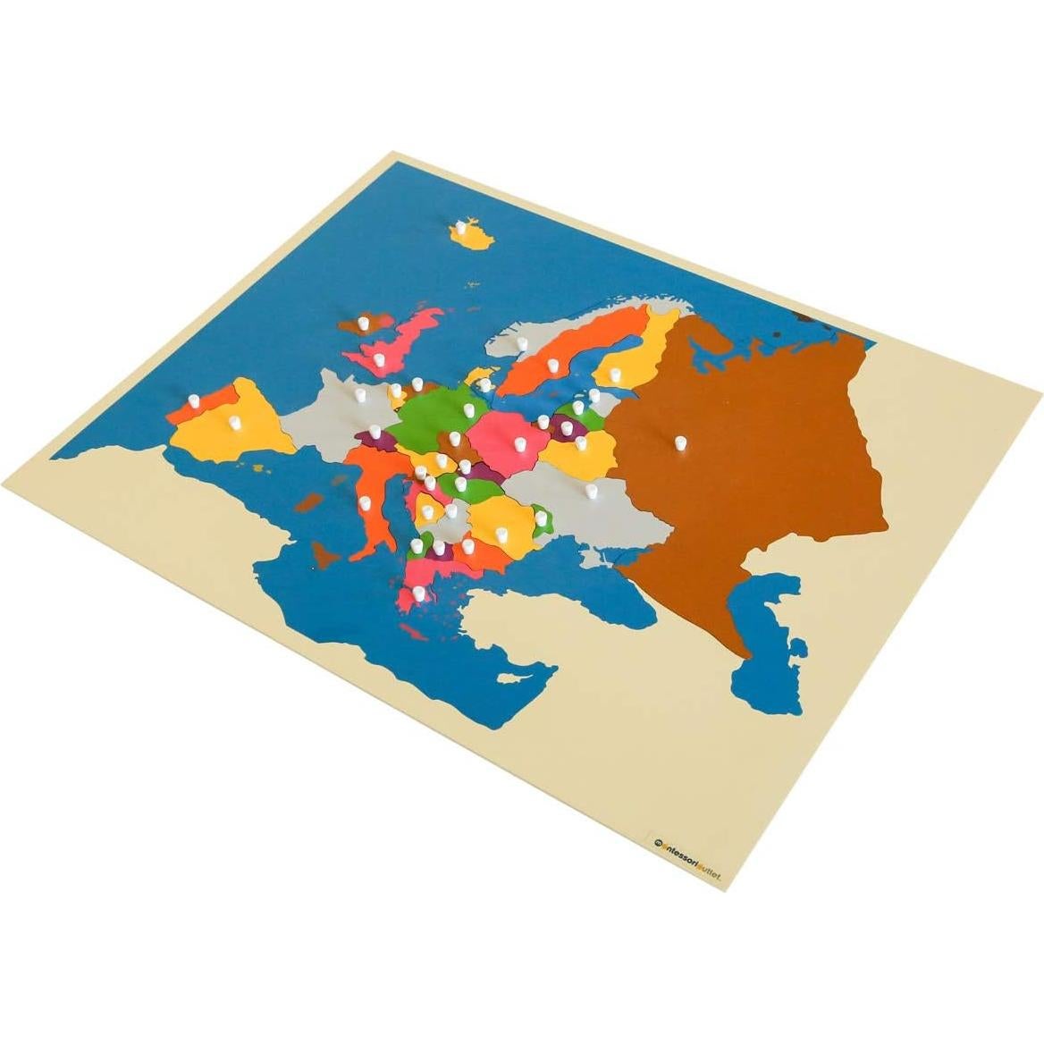 Rompecabezas de Madera Europa Montessori 57x45cm