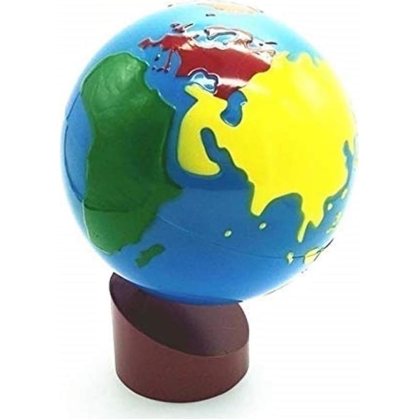 Globo Terráqueo Educativo DANNI para Bebés - Madera y Plástico