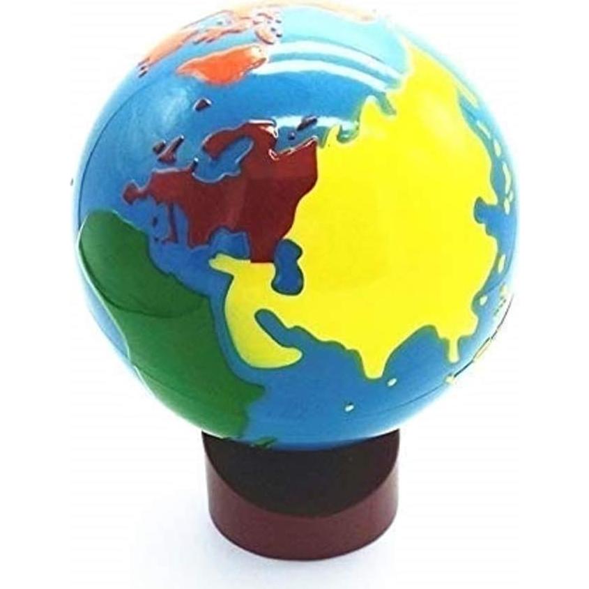 Globo Terráqueo Educativo DANNI para Bebés - Madera y Plástico