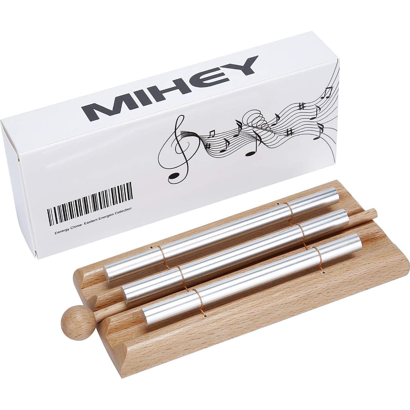 Campana de Aula de Tres Tonos MGTECH - Aluminio y Madera