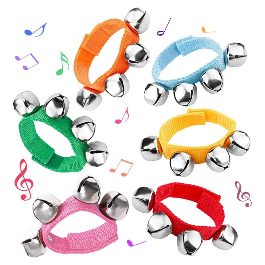 Campanas de Muñeca POPLAY 6 Pcs Jingle Bells Musicales