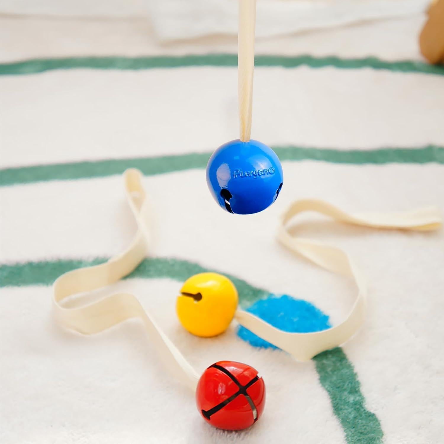 Campana Amarilla Montessori Purgano para Bebés - Juguete Sensorial