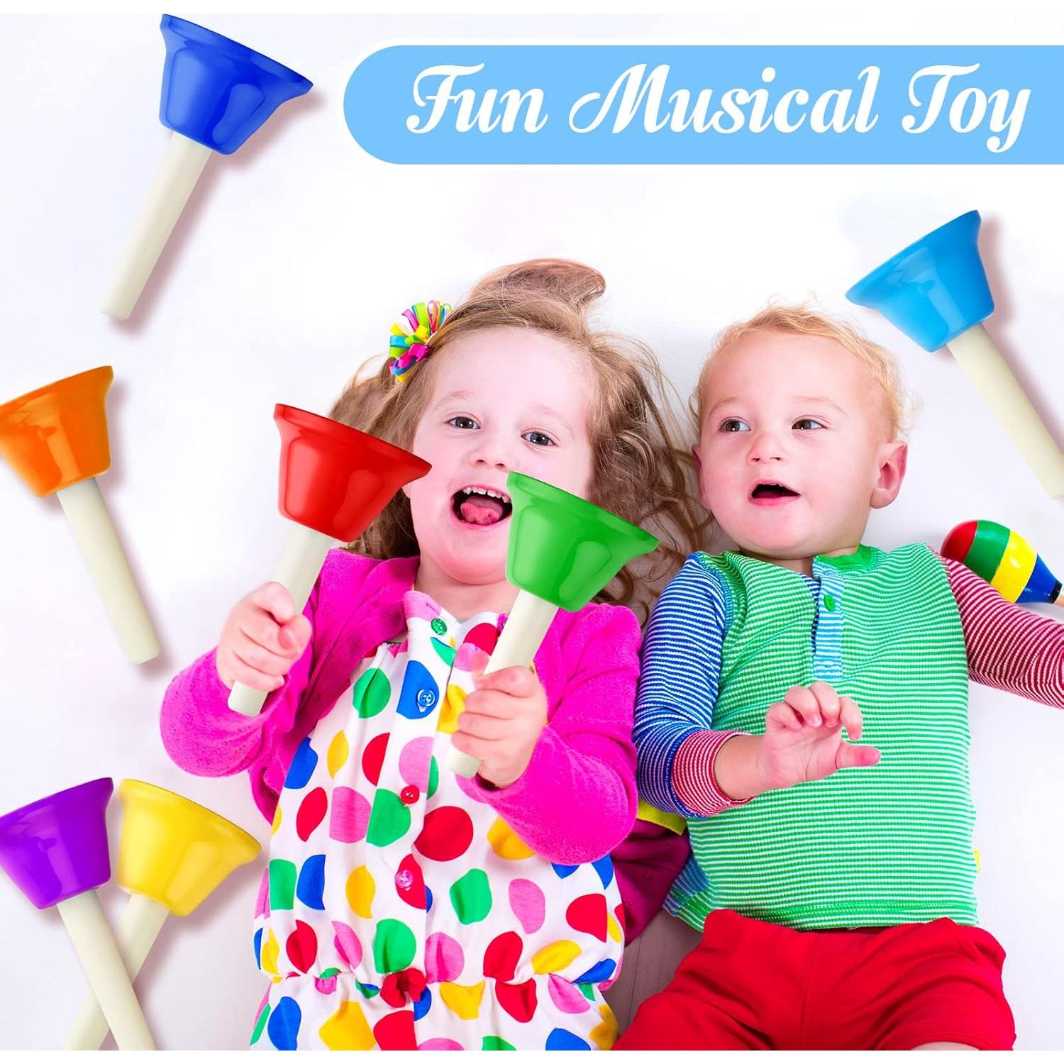 Juego de Campanas Musicales Fabbay 16 Piezas para Niños
