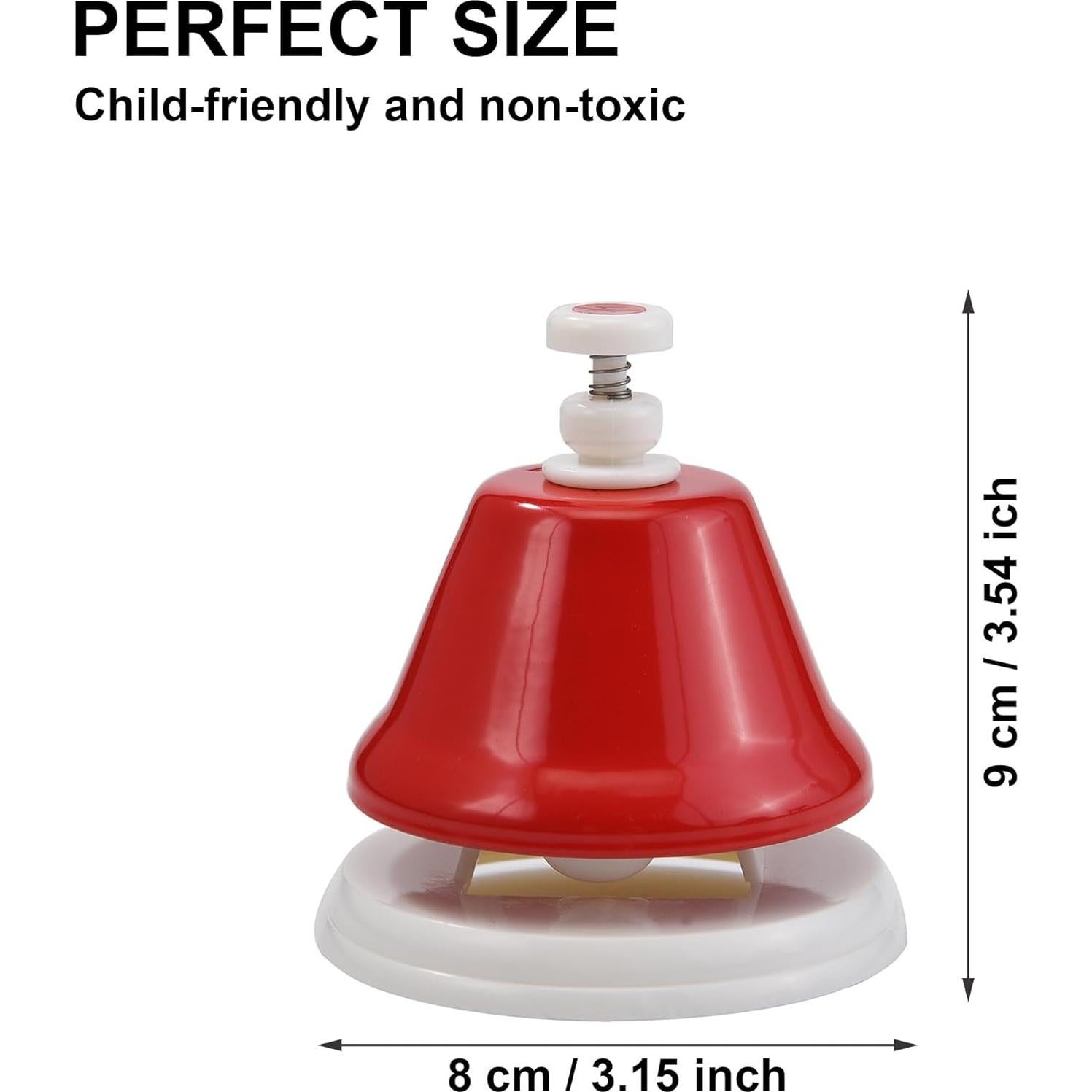 Campanas de Escritorio HILAZA 8 Notas Musicales para Niños