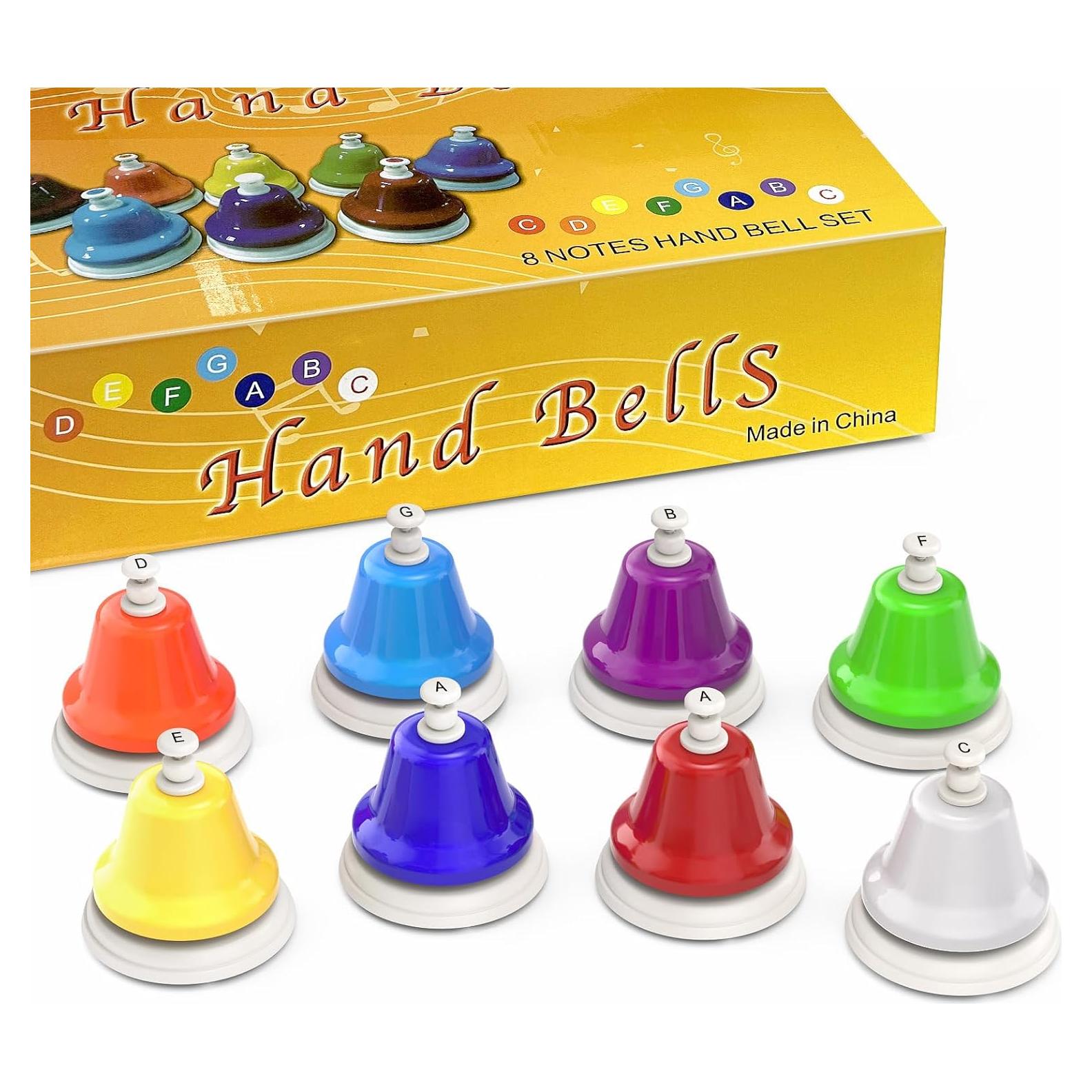 Campanas de Escritorio Facmogu 8 Notas Diatónicas Metal 200g