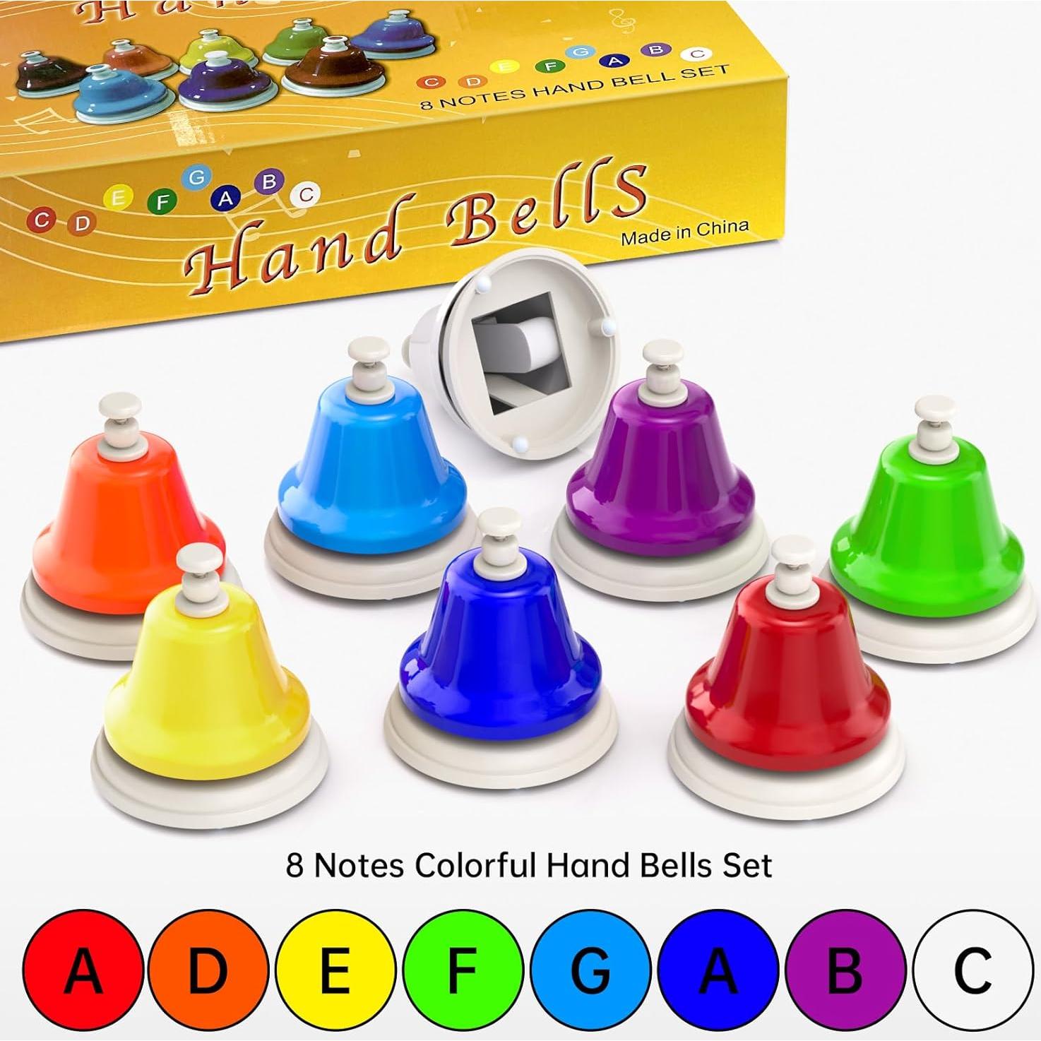 Campanas de Escritorio Facmogu 8 Notas Diatónicas Metal 200g