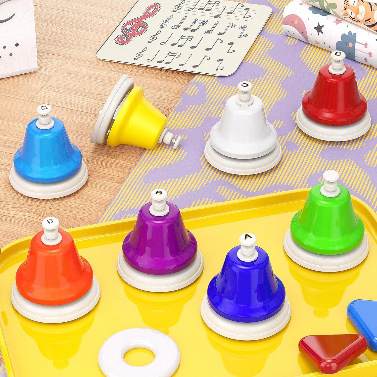 Campanas de Escritorio Facmogu 8 Notas Diatónicas Metal 200g