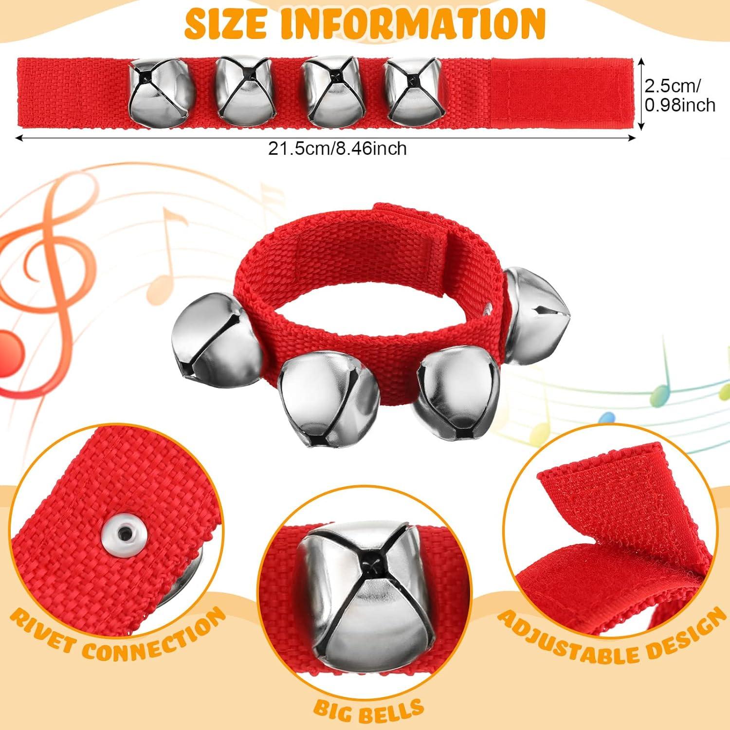 Cascabeles de Muñeca Yeshone 64 Pcs para Niños - 8 Colores