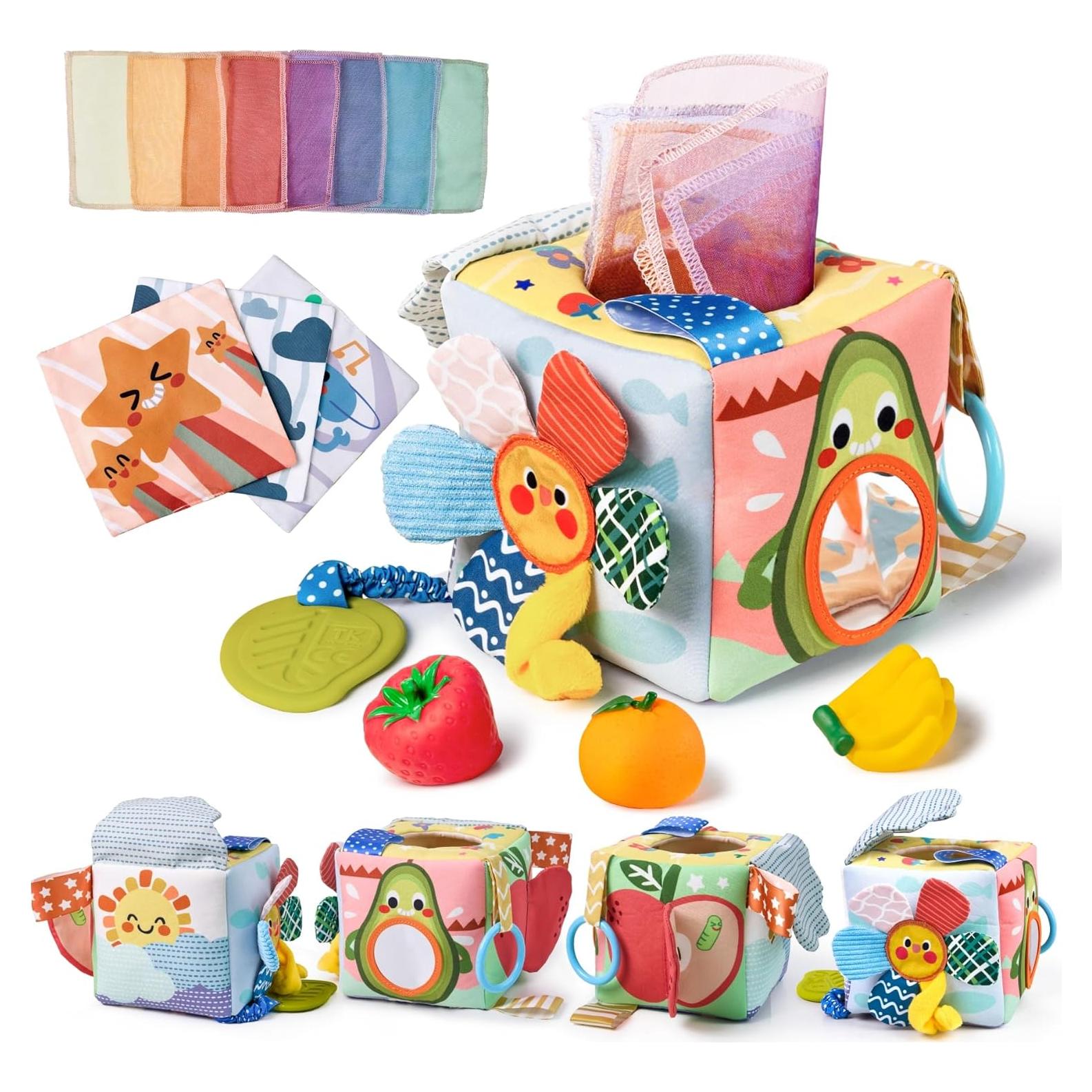Juguete de Caja de Pañuelos Tumama para Bebés 0-3 Años