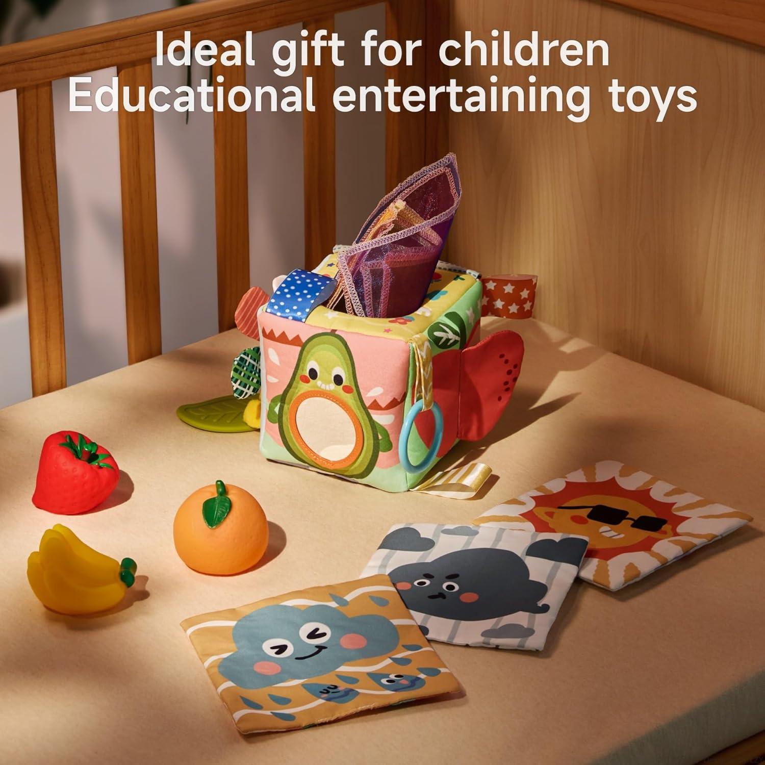 Juguete de Caja de Pañuelos Tumama para Bebés 0-3 Años