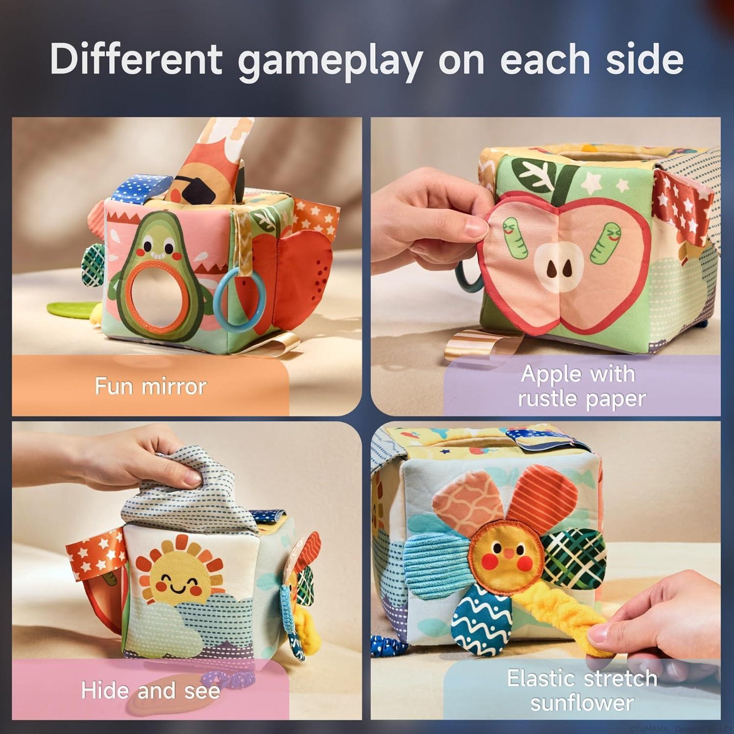 Juguete de Caja de Pañuelos Tumama para Bebés 0-3 Años