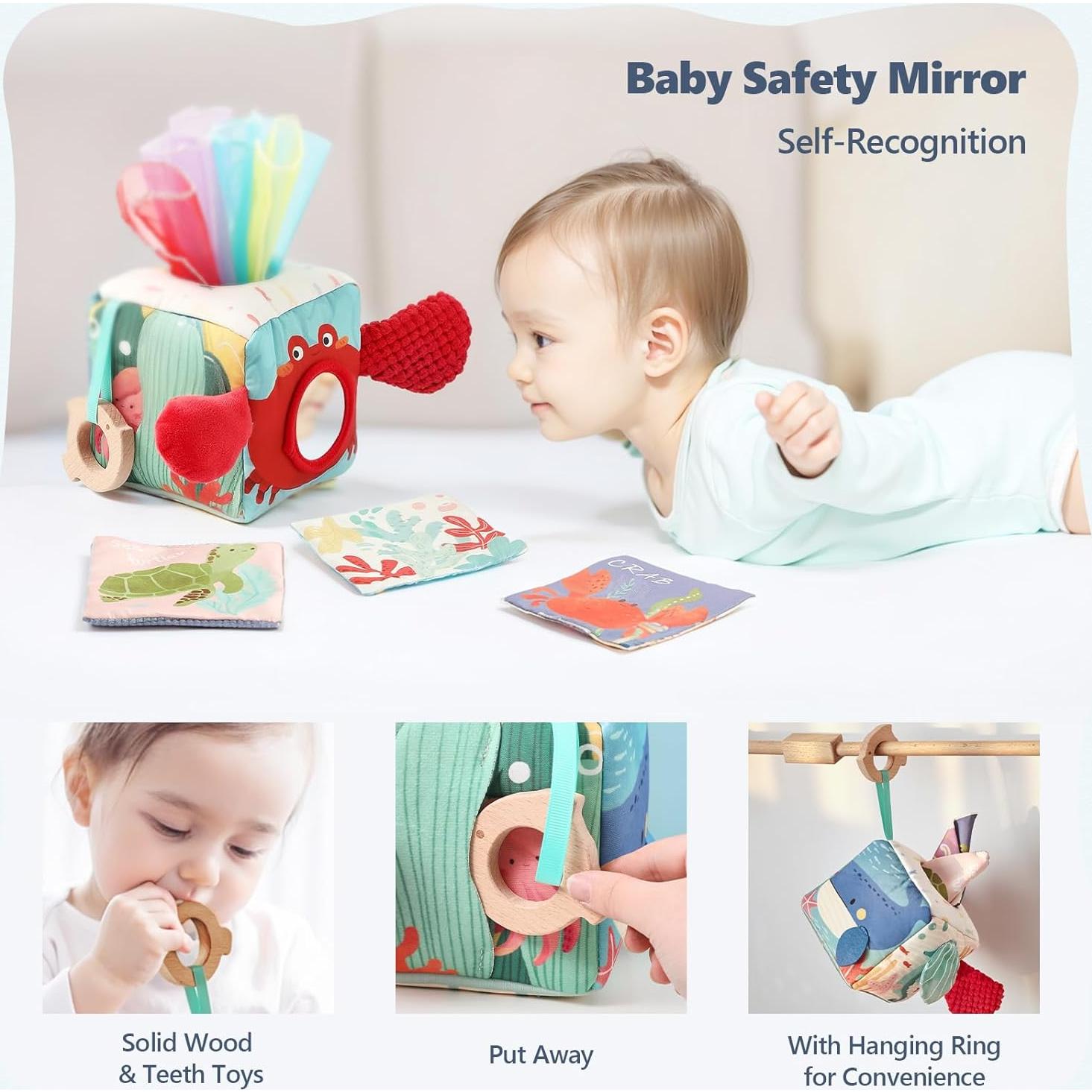 Juguete Sensorial Montessori Macabaka para Bebés 6-12 Meses