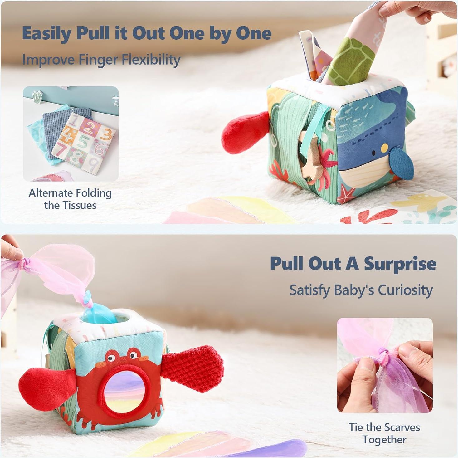 Juguete Sensorial Montessori Macabaka para Bebés 6-12 Meses