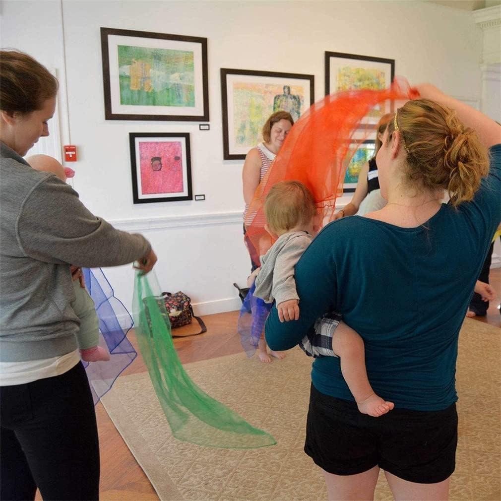 Bufandas de Baile para Niños 12 Pcs 61x61 cm Lolakee