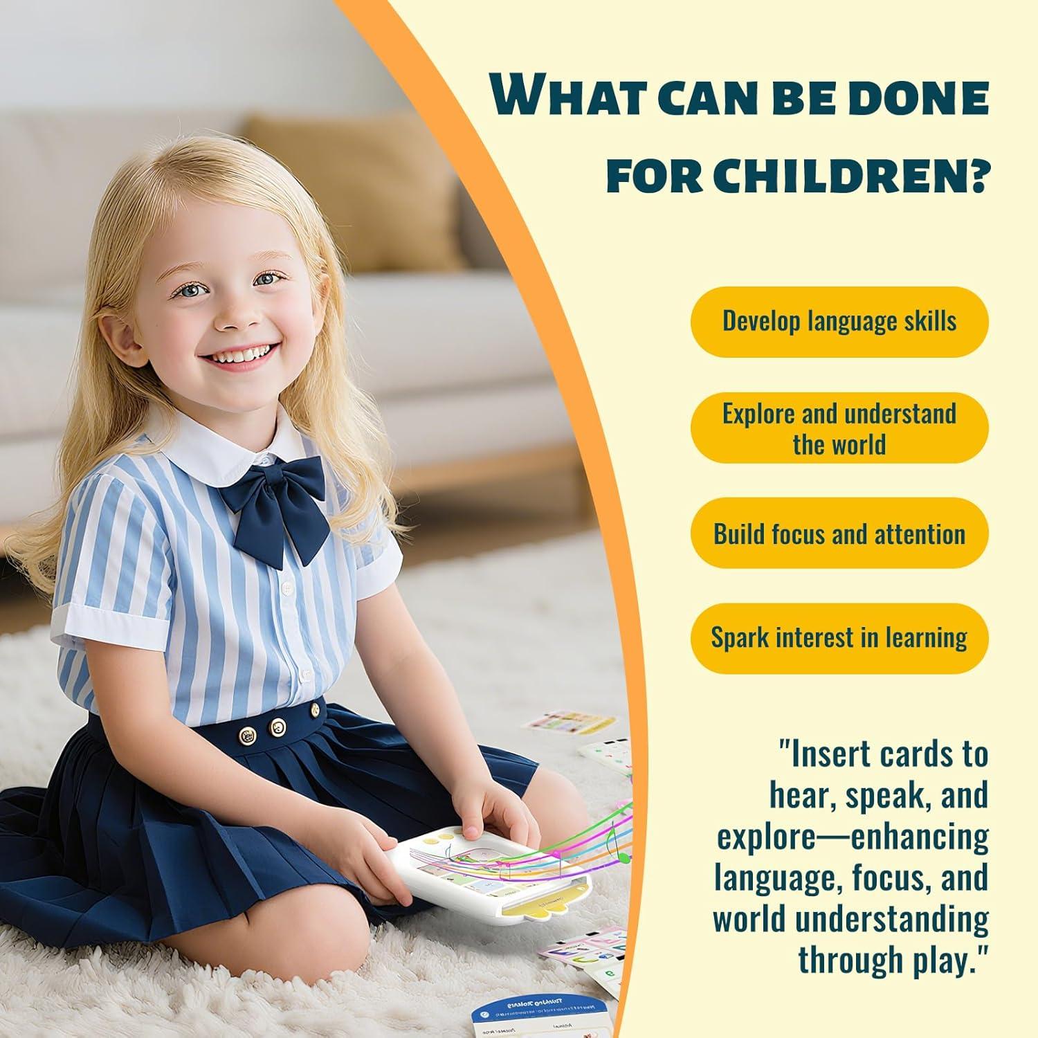 Tarjetas Flash Hablantes MING XIAO - Juguete Educativo 700 Palabras